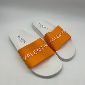 Valentino by Mario Valentino Iride Logo Slide Sandals